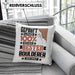 Boulderer Geschenk Lustiger Spruch für Boulderer Geschenkidee Bester Boulderer Der WeltKissen mit Füllung 40x40 (Grau) Blau Trendation