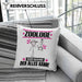 Zoologe Kissen mit Füllung 40x40 Geschenk für Zoologe Der Mann Der Alles Kann Geschenkidee zum Geburtstag (Grau) Rosa Trendation