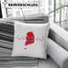 Seoul Kissen mit Füllung 40x40 Geschenk Südkorea South Korea Kpop Geschenkidee (Grau) Rosa Trendation