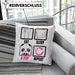 Eat Sleep K-Pop Kissen mit Füllung 40x40 Geschenk Koreanische Musik Kpop Geschenkidee Spruch (Grau) Grau Trendation