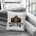 Lustige Kissen mit Füllung 40x40 für Line Dance Fans Howdy Cowboy Geschenkidee (Grau) Blau Trendation