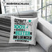 Influencer Geschenk Lustiger Spruch für Influencer Geschenkidee Bester Influencer Der WeltKissen mit Füllung 40x40 (Grau) Blau Trendation