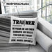 Trainer Kissen mit Füllung 40x40 Geschenk Bester Coach Geschenkidee Spruch (Grau) Grün Trendation