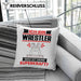Wrestler Kissen mit Füllung 40x40 Geschenk für Wrestler Geburtstag Lustiger Spruch Was Ist Deine Superkraft (Grau) Grün Trendation