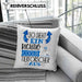 Tierforscher Kissen mit Füllung 40x40 So Sieht Ein Richtig Cooler Tierforscher Aus Geschenk Lustiger Spruch Geschenkidee (Grau) Blau Trendation