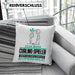 Curling-Spieler Geschenk Kissen mit Füllung 40x40 Ich Bin Curling-Spieler Aber Sag Doch Einfach Superheld Lustige Geschenkdiee für Curling-Spieler (Grau) Blau Trendation