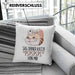 Sag Deiner Katze Pspspsps Von Mir Kissen mit Füllung 40x40 Geschenkidee für Katzen-Besitzerin Katzenmama (Grau) Blau Trendation