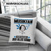 Musikfan Kissen mit Füllung 40x40 Geschenk für Musikfan Der Mann Der Alles Kann Geschenkidee zum Geburtstag (Grau) Grau Trendation