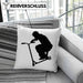 Scooter Roller Fahrer Geschenk Kissen mit Füllung 40x40 Scooterfahrer Geschenkidee Scooting Geschenkidee Jungs Profi Scooterfahrer Stunt (Grau) Rosa Trendation
