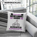Mountainbike-Guide Kissen mit Füllung 40x40 Geschenk für Mountainbike-Guide Geburtstag Lustiger Spruch Was Ist Deine Superkraft (Grau) Grün Trendation