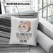 Sag Deiner Katze Pspspsps Von Mir Kissen mit Füllung 40x40 Geschenkidee für Katzen-Besitzerin Katzenmama (Grau) Grau Trendation
