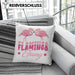Flamingo Gang Kissen mit Füllung 40x40 Geschenkidee Pinke Flamingos JGA (Grau) Rosa Trendation