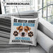 Jack Russell Besitzer Kissen mit Füllung 40x40 Geschenk Lustiger Spruch Geschenkidee Besitzerin Jack Russell Haben Personal (Grau) Rosa Trendation