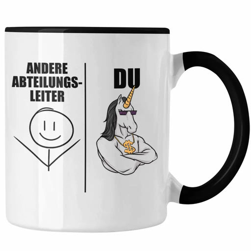 Abteilungsleiter Geschenk Tasse mit Spruch Geschenke für Abteilungsleiter Trendation