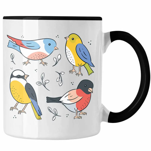 Arten von Vögeln Spatzen Vogel Tasse Geschenk Grafik Geschenkdiee für Vogel-Liebhaber Trendation
