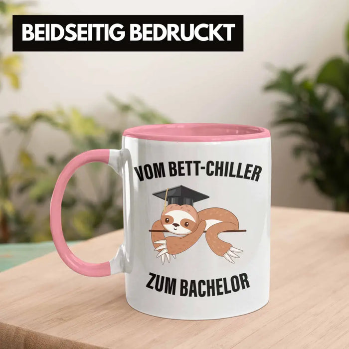 Trendation Bachelor Geschenk Tasse – Spruch Zur Bestandenen Prüfung Für Abi, Master, Ausbildung – Schwarz, Spülmaschinenfest