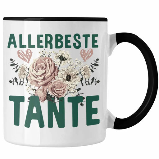 JUNIWORDS Tasse, Die Beste Tante Der Welt (1000336), Wähle Farbe, Rosa