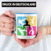 Break-Dance Tasse Geschenk Jungs Breakdancer Geschenkidee Geburtstag Weihnachten Bunt Blau Trendation