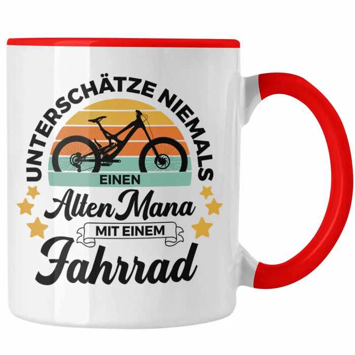 Fahrradfahrer Geschenk Tasse Spruch Rennrad Mountainbike Geschenkidee Radfahrer — TrendationStore