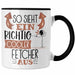 Fetcher Tasse Geschenk So Sieht Ein Richtig Cooler Fetcher Aus Geschenkidee Spruch Lustig Becher Trendation
