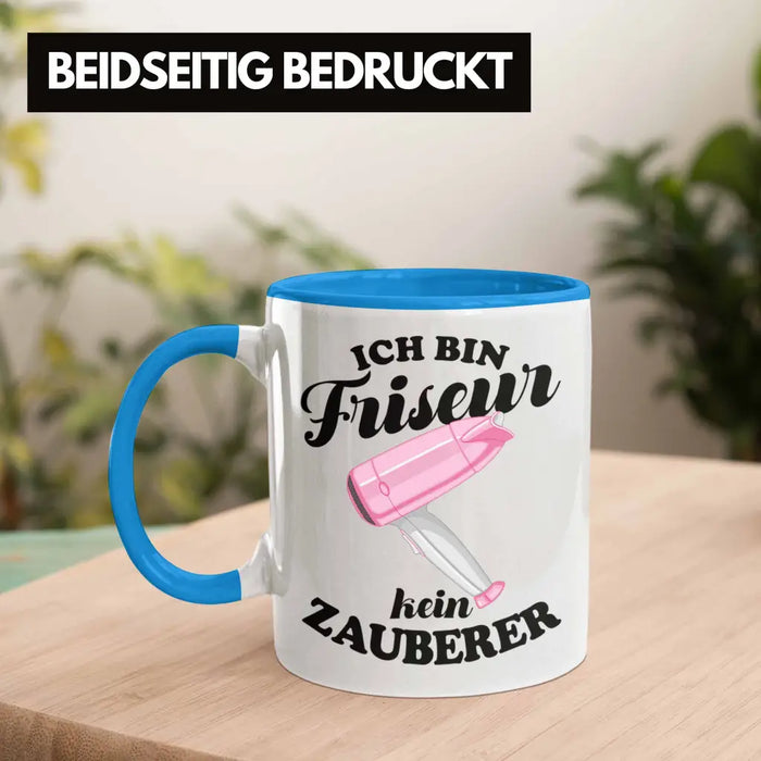 Geschenk-Tasse Für Friseurin – „Lieblingsfriseurin“, Emaille, 300 Ml, Mit Geschenkanhänger