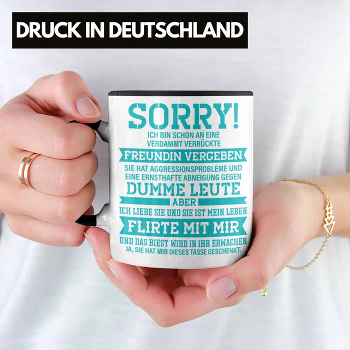 Trendation - Tasse für Freund Geschenk mit Sprüchen Valentinstag Kaffeetasse - TrendationStore Trendation - Tasse für Freund Geschenk mit Sprüchen Valentinstag Kaffeetasse - TrendationStore