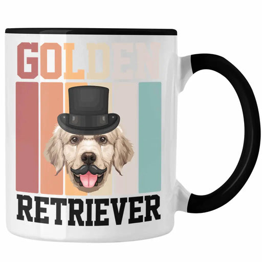 Golden Retriever Besitzer Tasse Geschenk Lustiger Spruch Geschenkidee Retro Vinatge Golden Retriever Trendation