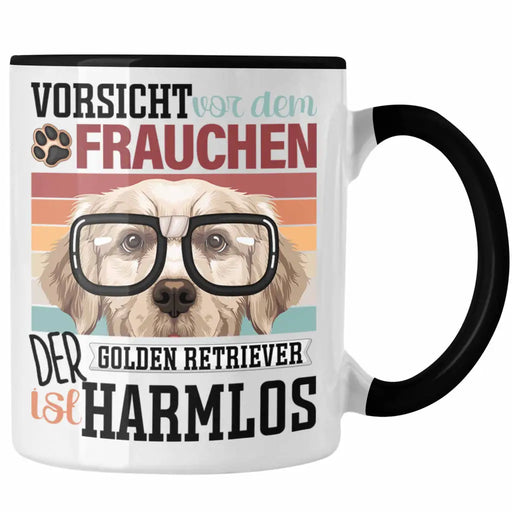 Golden Retriever Besitzerin Frauchen Tasse Geschenk Lustiger Spruch Geschenkidee Vorsicht Vor Dem Frauchen Trendation
