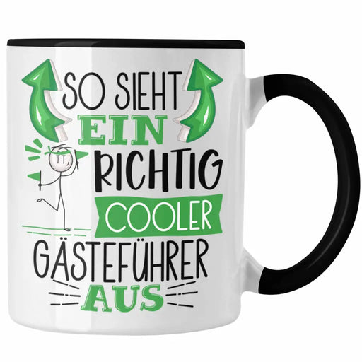 Gästeführer Tasse Geschenk So Sieht Ein RIchtig Cooler Gästeführer Aus Geschenkidee Lustiger Spruch Geburtstag Becher Kaffeetasse Trendation