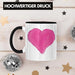 Herz Tasse Valentinstag Kaffeetasse Geschenk für Sie Ihn Liebe Grafik Paare Freund Freundin Trendation