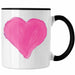 Herz Tasse Valentinstag Kaffeetasse Geschenk für Sie Ihn Liebe Grafik Paare Freund Freundin Trendation
