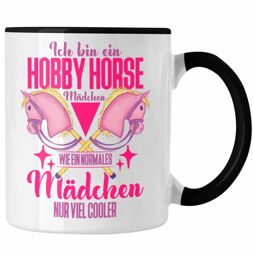 Hobbyhorse Mädchen Tasse Geschenk Hobby Horse Pferde Trendation