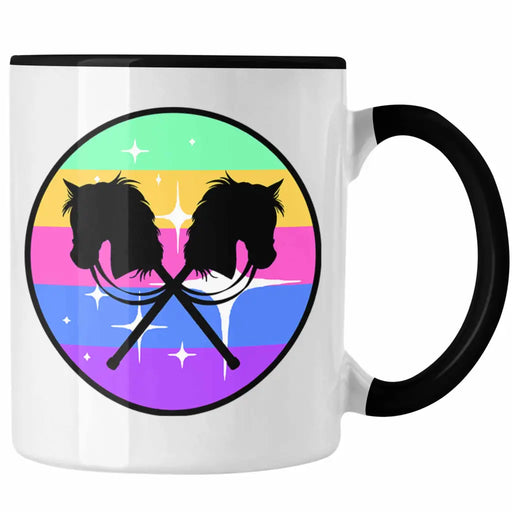 Hobbyhorse Mädchen Tasse Geschenk Hobby Horse Pferde Grafik Trendation