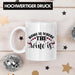 Home Is Where The Wine Is Lustige Tasse Spruch Geschenkidee Frauen Wein-Liebhaber Weiß Trendation
