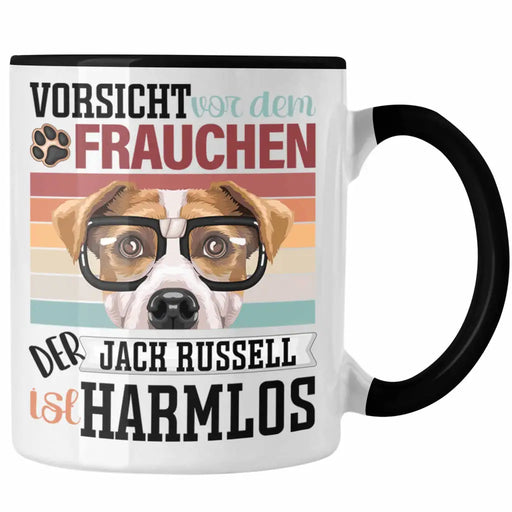 Jack Russell Besitzerin Frauchen Tasse Geschenk Lustiger Spruch Geschenkidee Vorsicht Vor Dem Frauchen Trendation