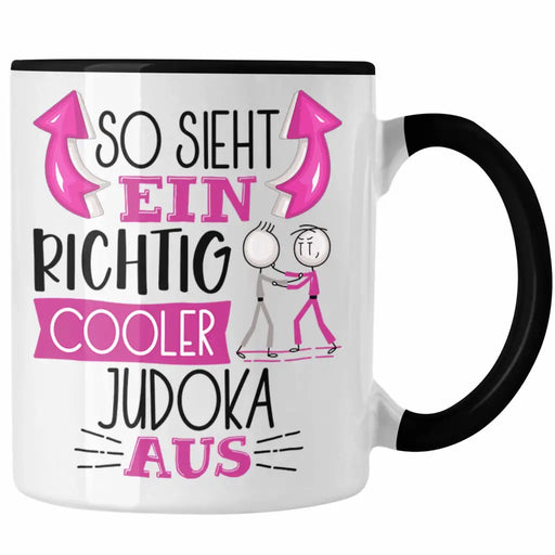 Judoka Tasse Geschenk So Sieht Ein Richtig Cooler Judoka Aus Geschenkidee Spruch Lustig Becher Trendation