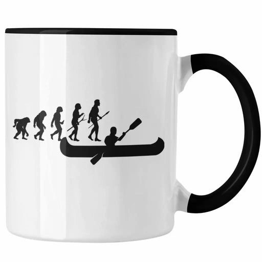 Kajak Kanu Tasse Geschenk Kanu-Fahrer Geschenkidee Evolution Geburtstag Überraschung Trendation