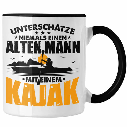 Kajak Tasse Geschenk Kajak-Fahrer Geschenkidee Evolution Geburtstag Überraschung Trendation