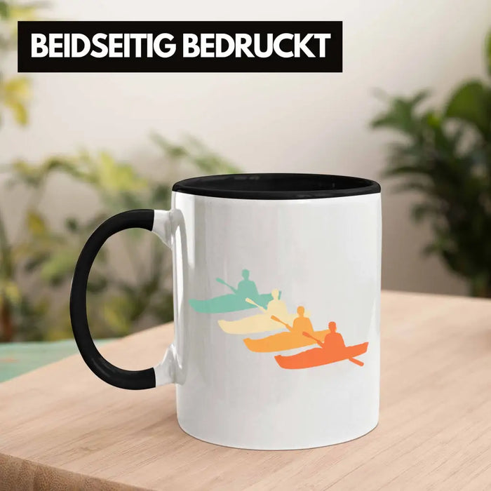 Kajak Tasse Geschenk Kajak-Fahrer Geschenkidee Retro Geburtstag Überraschung Trendation