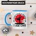 Karate-Tasse Geschenk Kampfsport-Fans Jiu Jitsu Geschenkidee I Dont Need A Weapon I Am One Blau Trendation