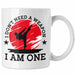 Karate-Tasse Geschenk Kampfsport-Fans Jiu Jitsu Geschenkidee I Dont Need A Weapon I Am One Weiß Trendation