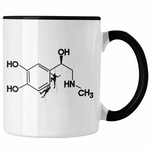Klettern Tasse Geschenk für Kletterer Grafik Evolution Outdoor Klettern Sport Adrenalin Trendation