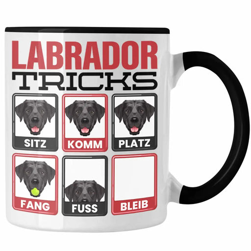 Labrador Besitzer Tasse Geschenk Lustiger Spruch Geschenkidee Labrador Tricks Bleib Trendation