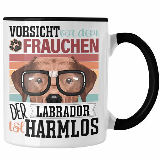 Labrador Besitzerin Frauchen Tasse Geschenk Lustiger Spruch Geschenkidee Vorsicht Vor Dem Frauchen Trendation