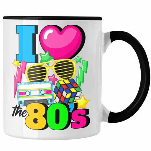 I Love The 80's Tasse Geschenk 80er Jahre Achziger Jahre Erinnerungen Trendation
