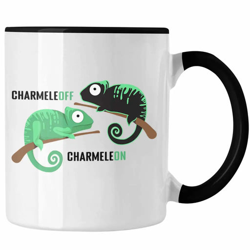 Lustige Tasse ChameleON ChameleOFF Spruch Frauen Kollegin Humor Witz Tasse Trendation
