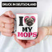 Mops Besitzerin Tasse Geschenk Lustiger Spruch Geschenkidee I Love My Mops Rosa Trendation