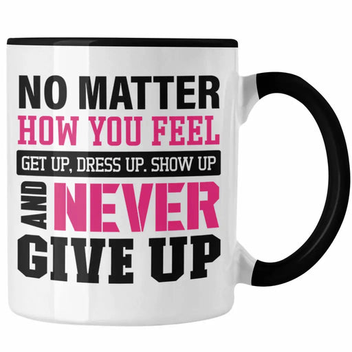 Motivation Spruch Tasse Frauen Geschenk Selbstständige Entrepreneur Gechenkidee Boss Niemals Aufgeben Trendation