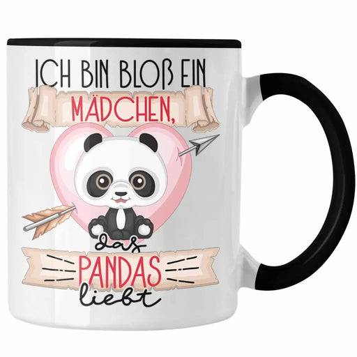 Pandas Tasse Geschenk Frauen Ich Bin Bloß Ein Mädchen Das Pandas Liebt Pandaliebhaberin Geschenk Spruch Geburtstag Trendation