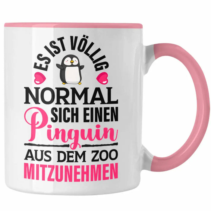 Pinguin Geschenk Tasse Kinder Liebe Spruch Kollegin Freundin Kaffeetasse  Pinguin — TrendationStore